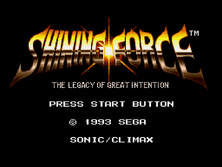 [RETRO TEST] Shining Force : The Legacy of Great Intention